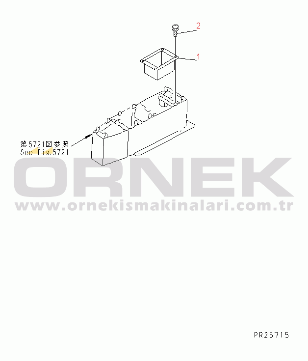 Komatsu HD465-5 S/N 4001-UP CAB INTERIOR (GLOBE BOX)(#4626-)