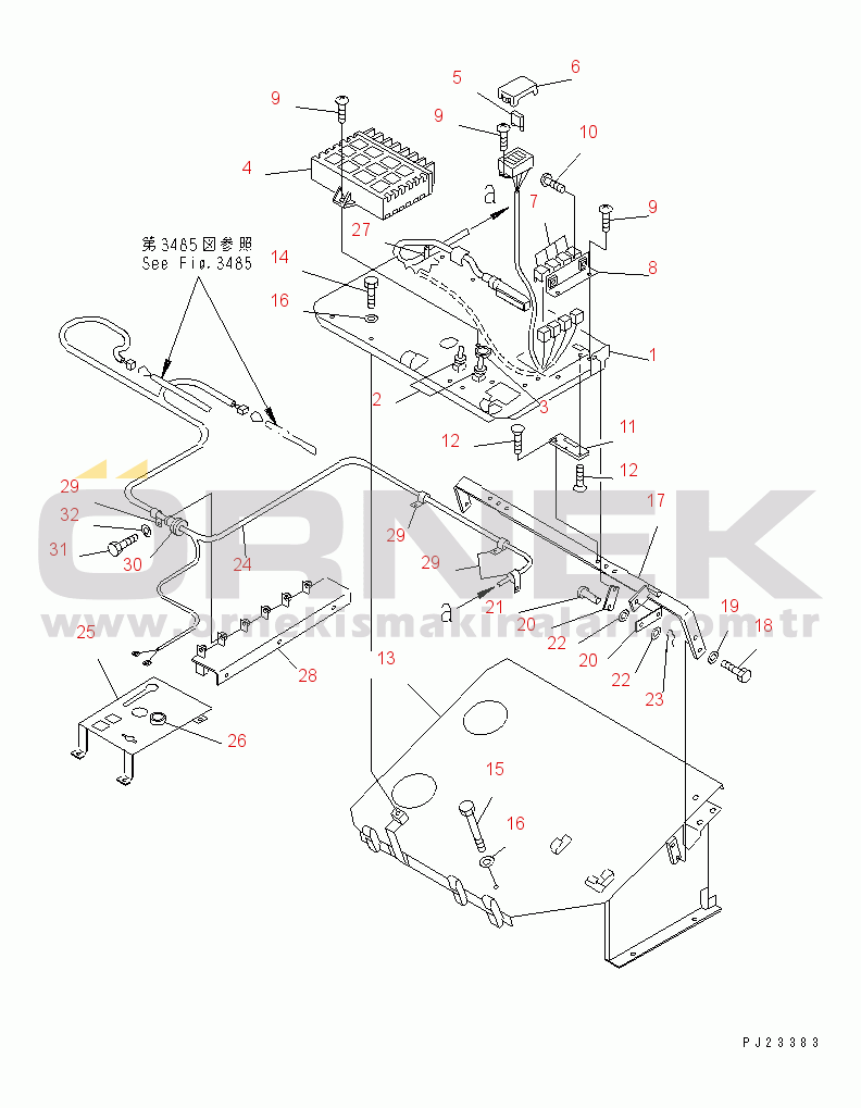 Komatsu HD605-5 S/N 1001-UP ABS AND ASR ELECTRICAL SYSTEM(#1001-1012)