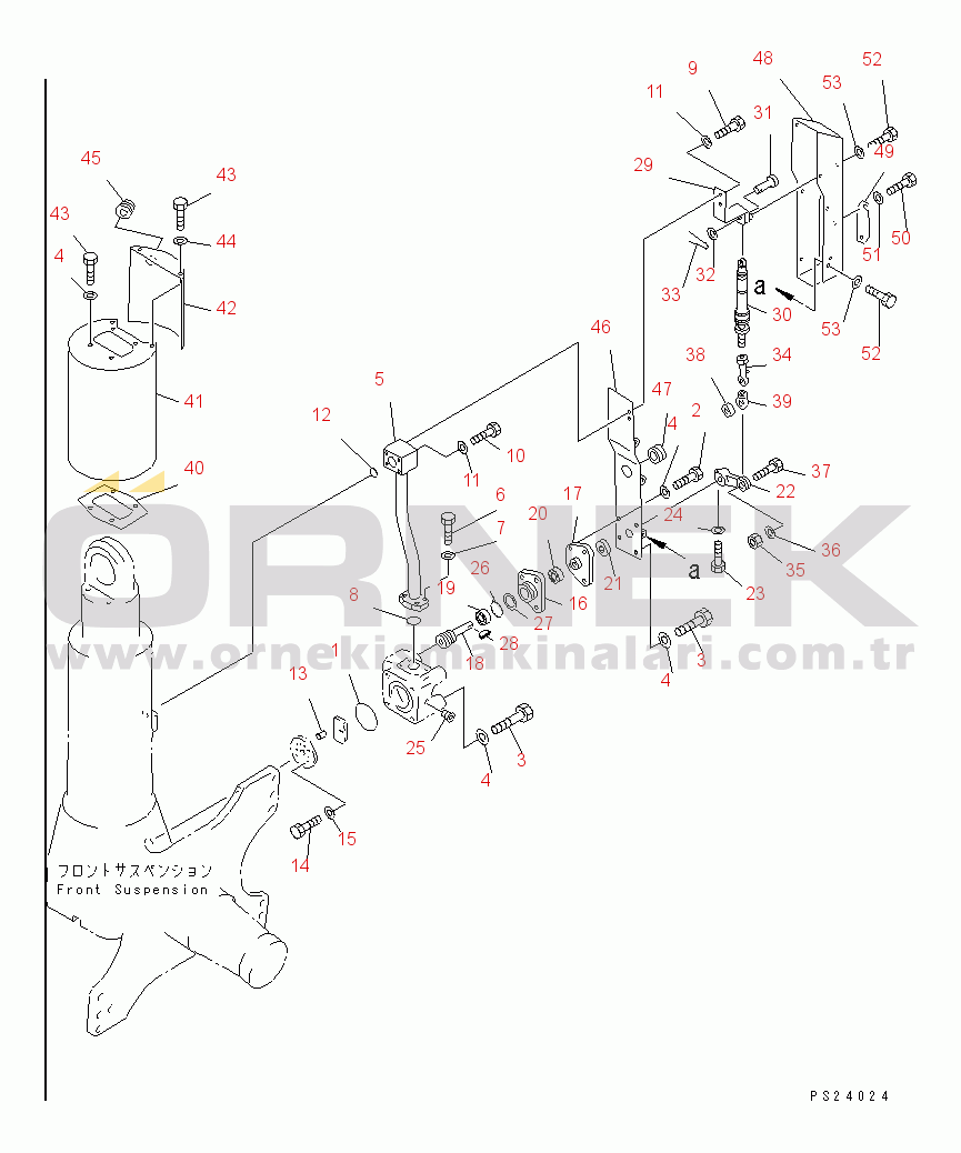 Komatsu HD785-3 S/N 2001-UP FRONT SUSPENSION (FOR AUTO-SUSPENSION) (2/2)