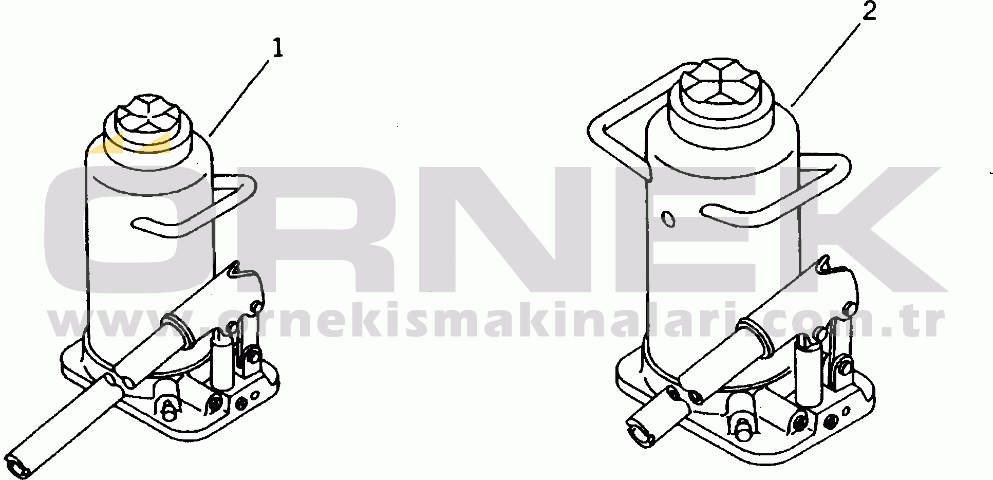 Komatsu HD785-3 S/N 2001-UP JACK