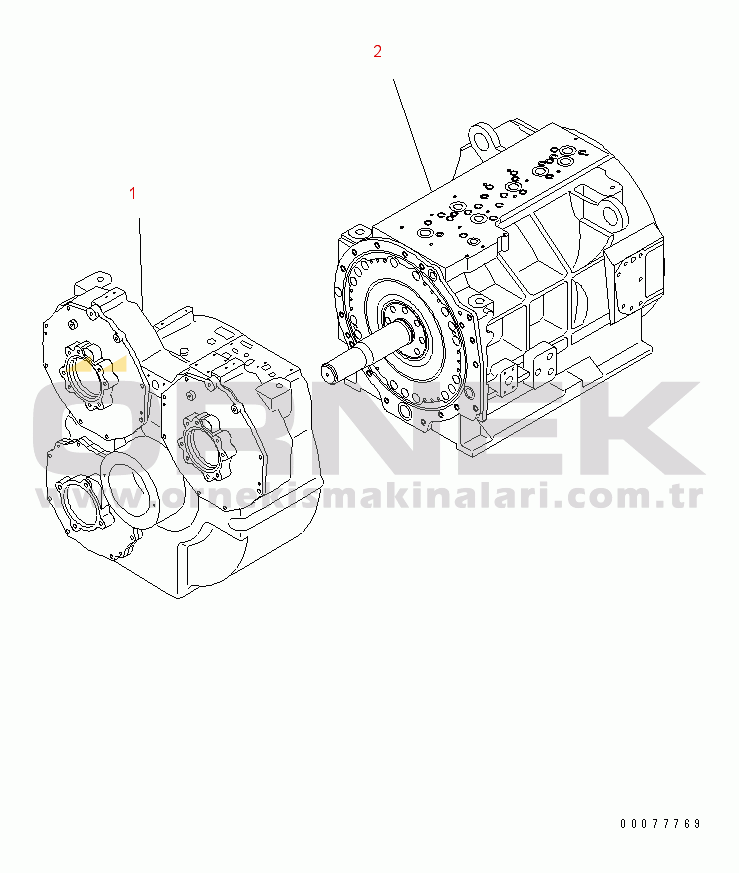 Komatsu HD985-5 S/N 1021-UP TORQUE FLOW(#1021-1092)