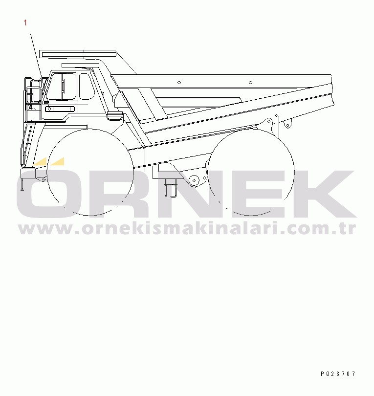 Komatsu HD985-5 S/N 1021-UP PLATES (JAPAN QUARRY)