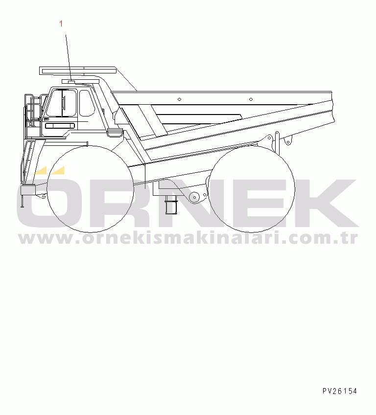 Komatsu HD985-5 S/N 1021-UP PLATES (ROPS) (JAPANESE)