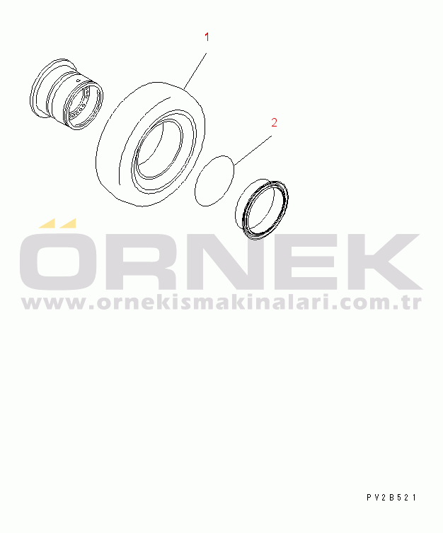 Komatsu HM350-2 S/N 2001-UP (ecot3) TIRE (800/65R29)