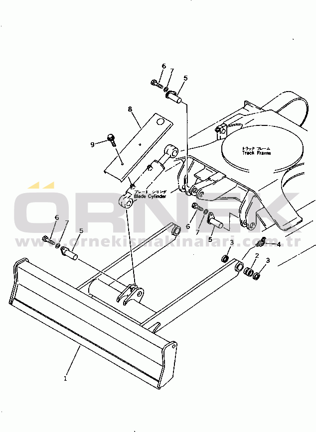 Komatsu PC10-7 S/N 25001-UP BLADE