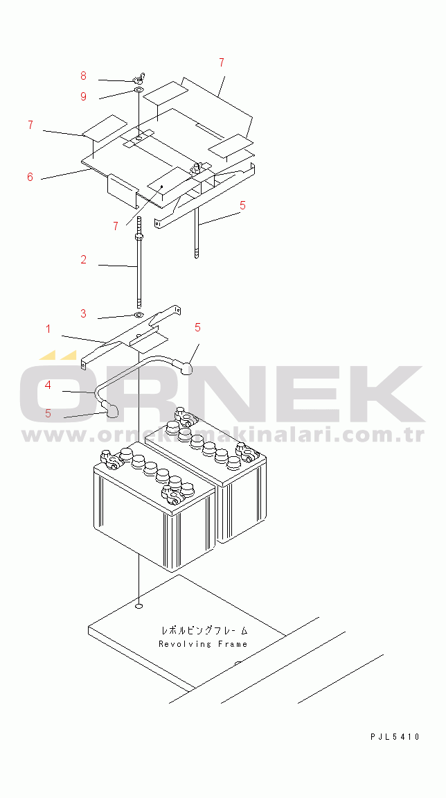 Komatsu PC100L-6 S/N 15001-UP BATTERY LESS(#15269-)