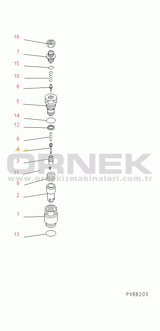 Komatsu PC1250SP-8 S/N 30001-30157 (ecot3, For SP) SAFETY VALVE(#30001-)