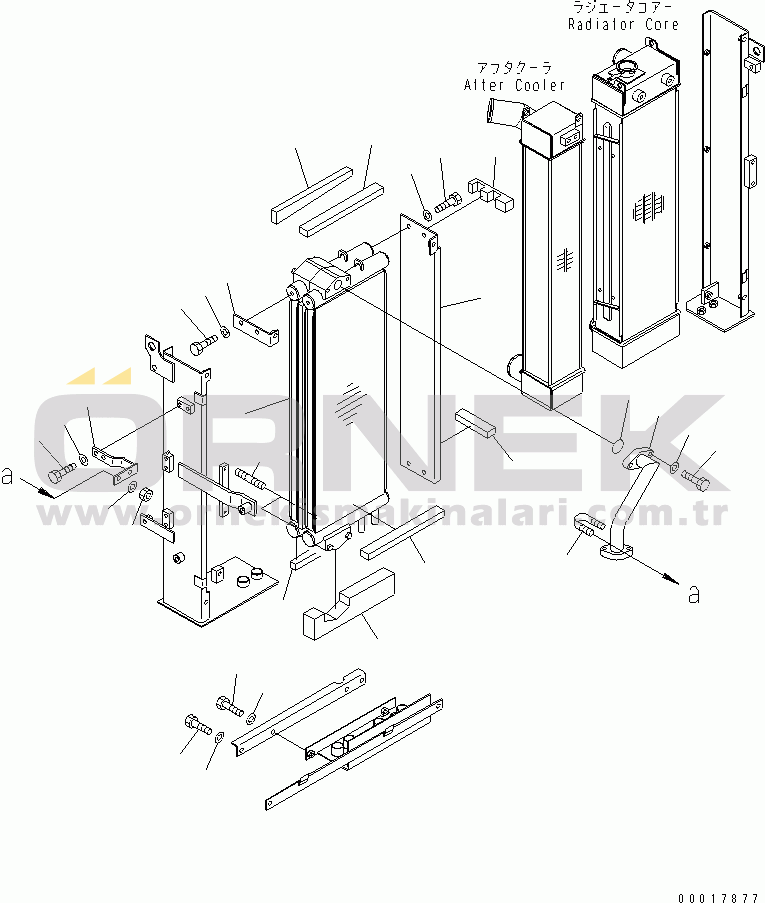 Komatsu PC138US-2E S/N 4501-UP (For EU) COOLING (OIL COOLER)