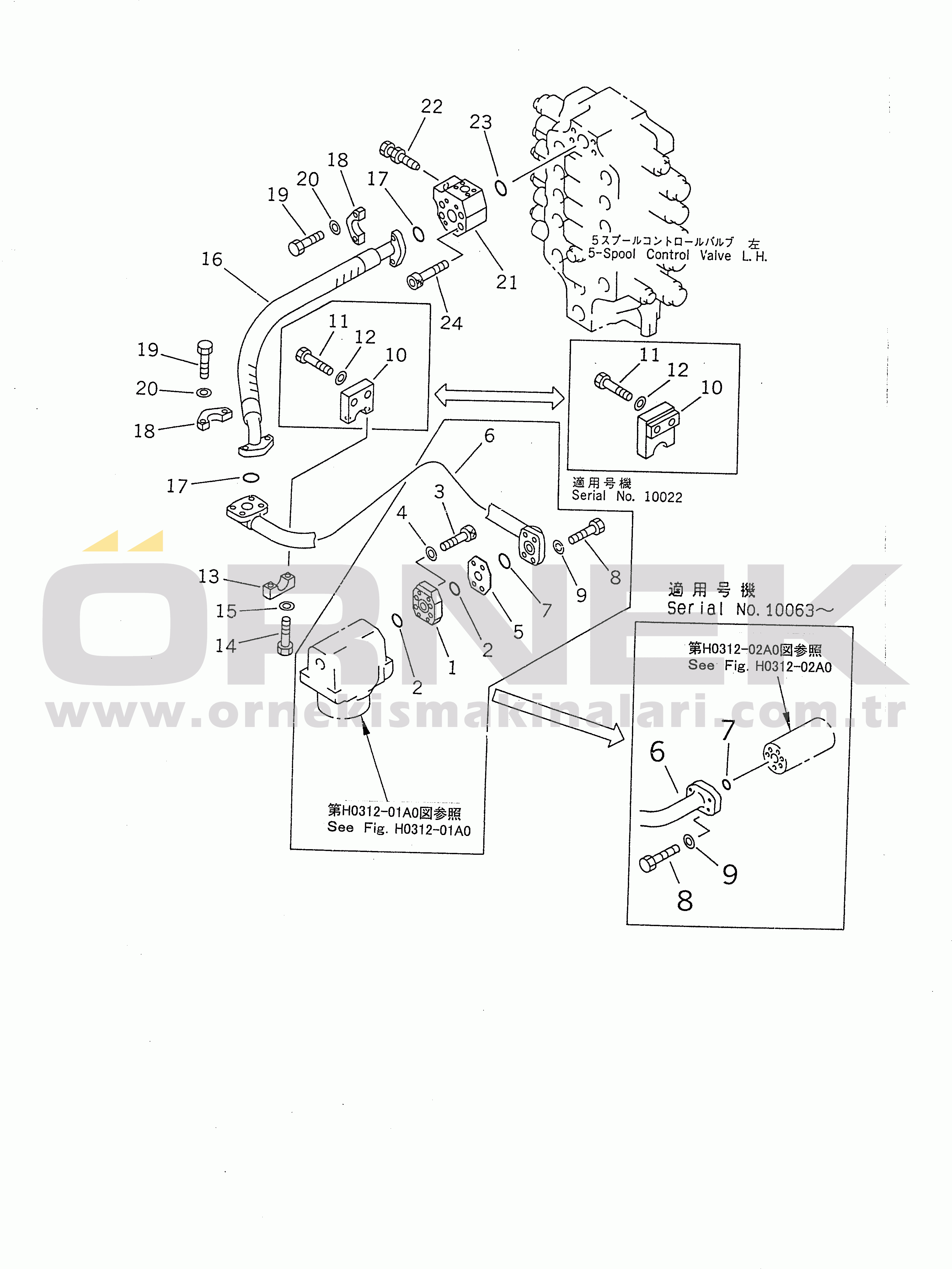 Komatsu PC1600-1-A S/N 10001-UP 0737151470