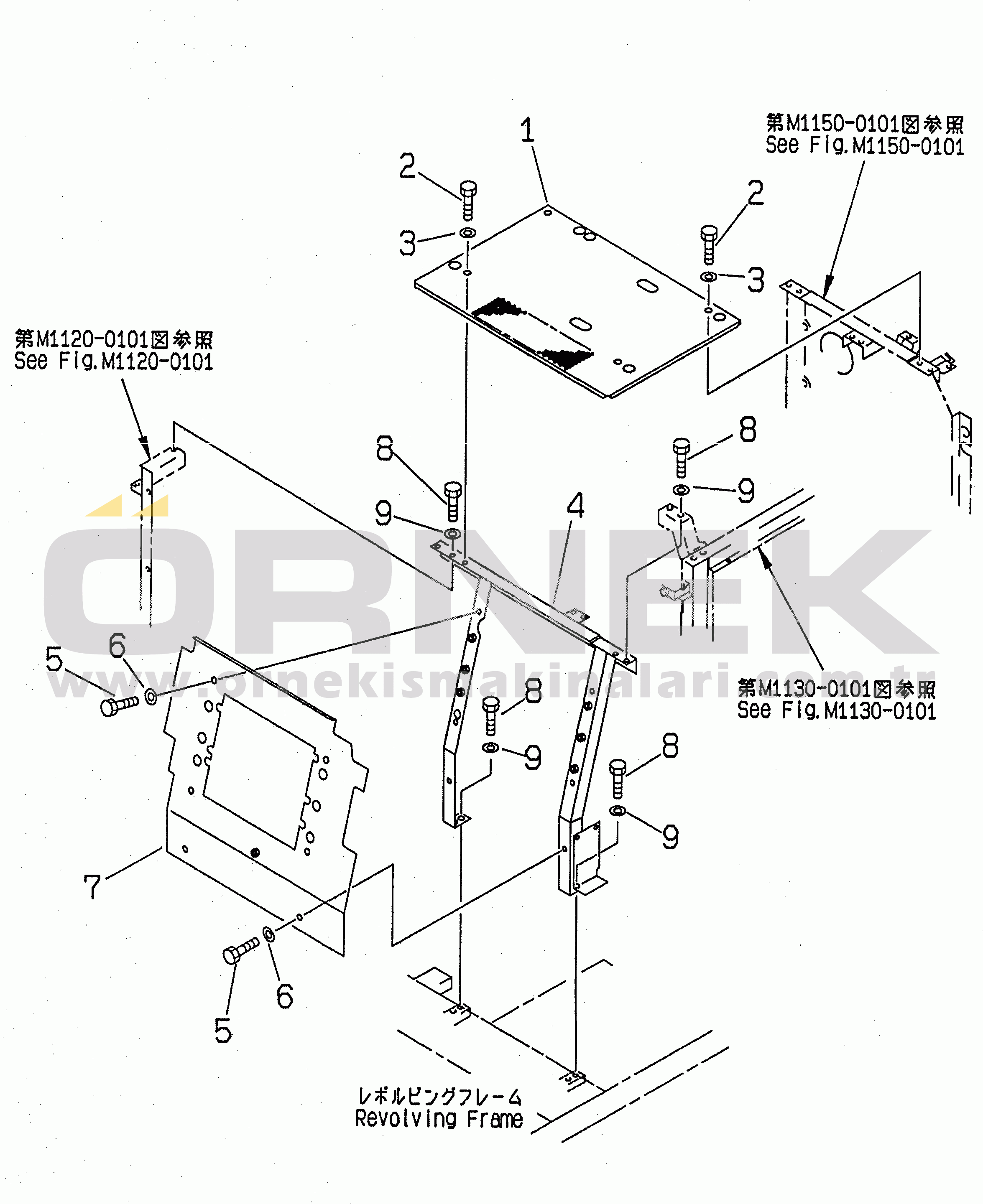 Komatsu PC200-6S S/N 80001-UP PARTITION (WITH AIR CONDITIONER)(#80001-94998)