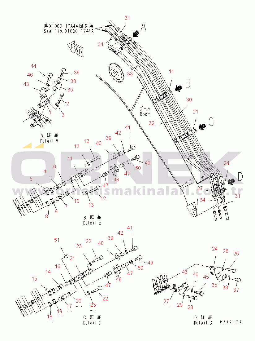 Komatsu PC200-7-AP S/N 200001-UP ARM CRANE (ARM LOCK VALVE) (BURST VALVE)(#200976-205510)