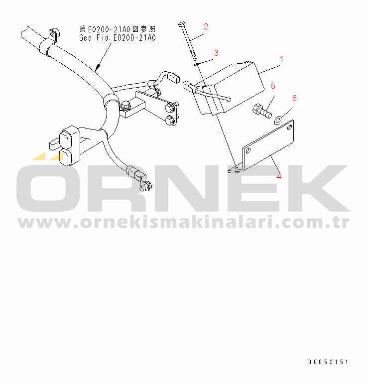 Komatsu PC2000-8 S/N 20001-20195 (-40C DEGREE) TRAVEL ALARM(#20001-)