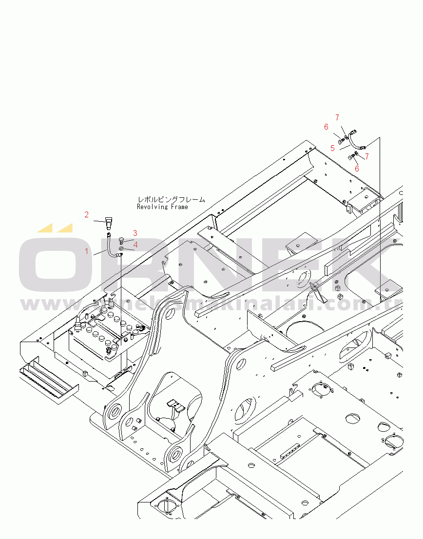 Komatsu PC200-8 / PC200LC-8 S/N B30001-UP ELECTRIC WIRING (BATTERY CASE SIDE) (FORESTRY SPEC)