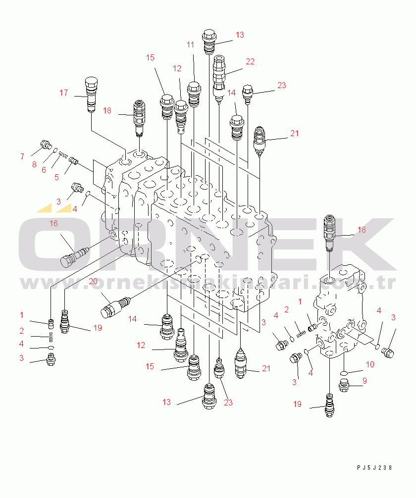 210 6. Разгрузочные клапана pc210-7. Регулировка главных клапанов Komatsu PC 220.