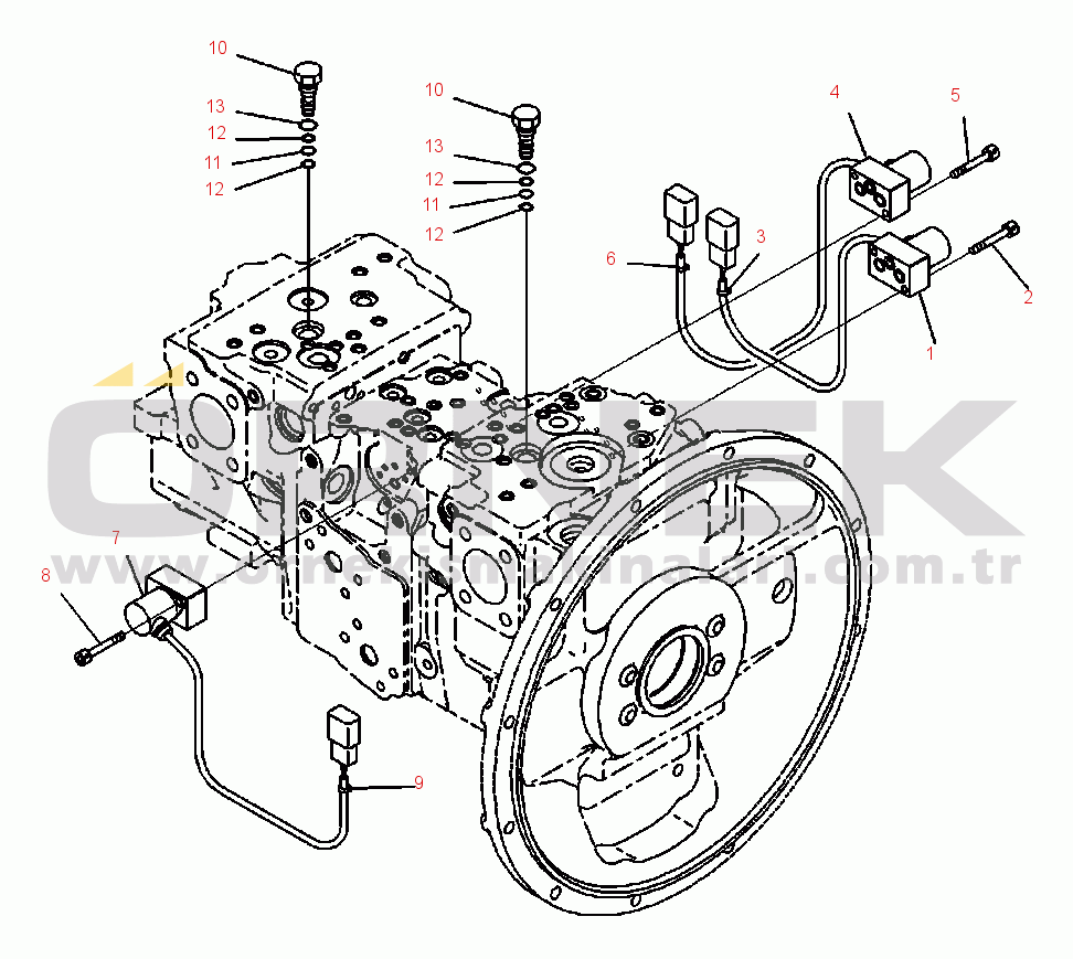 Komatsu pc3000 карта смазки