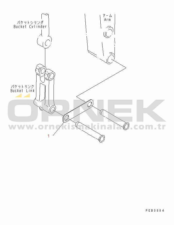 Komatsu PC200LL-7L S/N A86001-UP BUCKET LESS