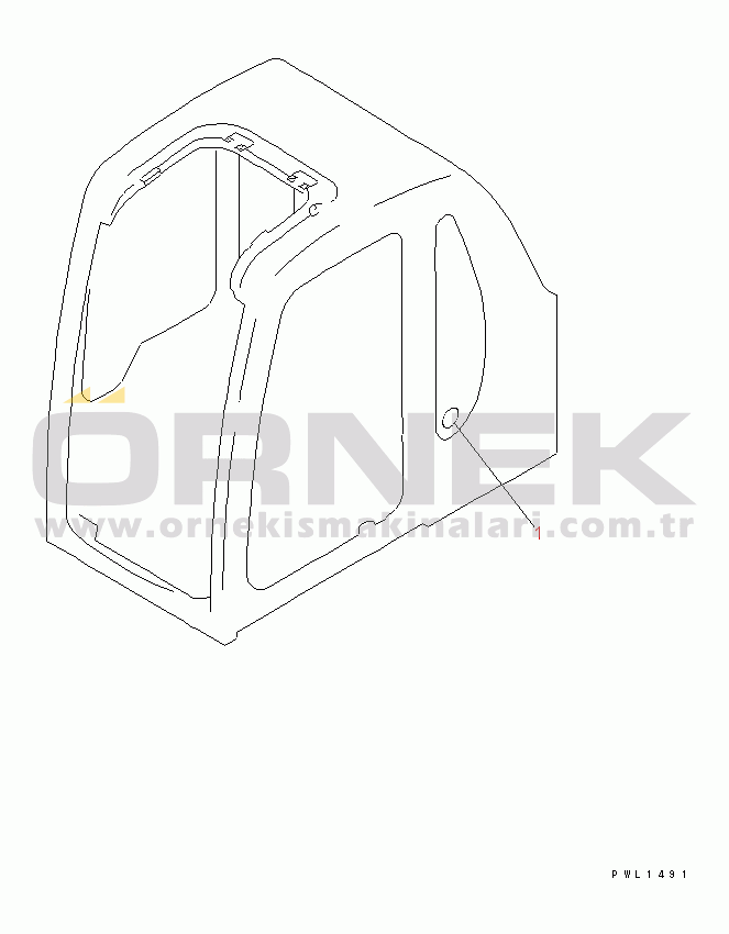 Komatsu PC210LC-6G S/N 30001-UP PLATE (QUARRY MARK)(#31437-)
