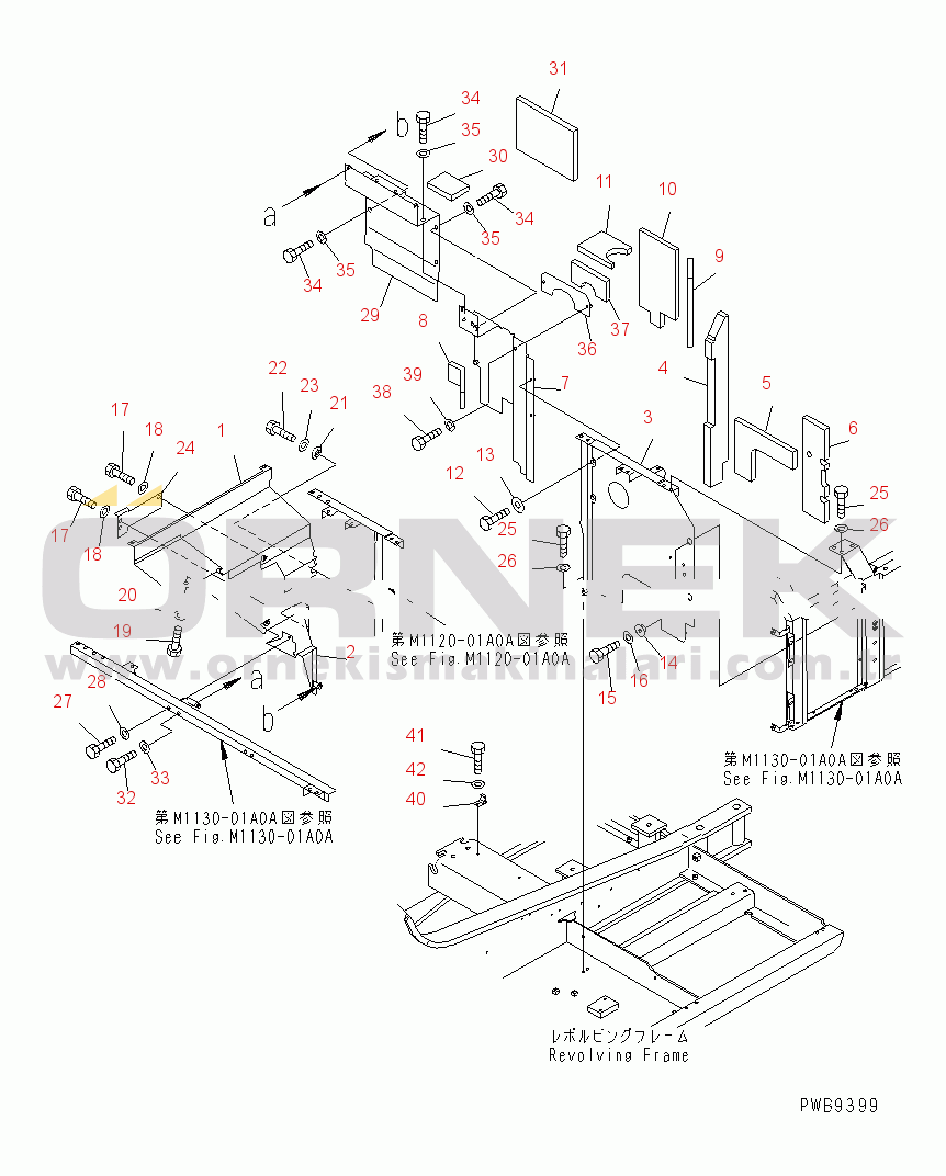 Komatsu PC210LC-6K S/N K30001-UP PARTITION (MACHINE CAB)(#K32000-K34000)
