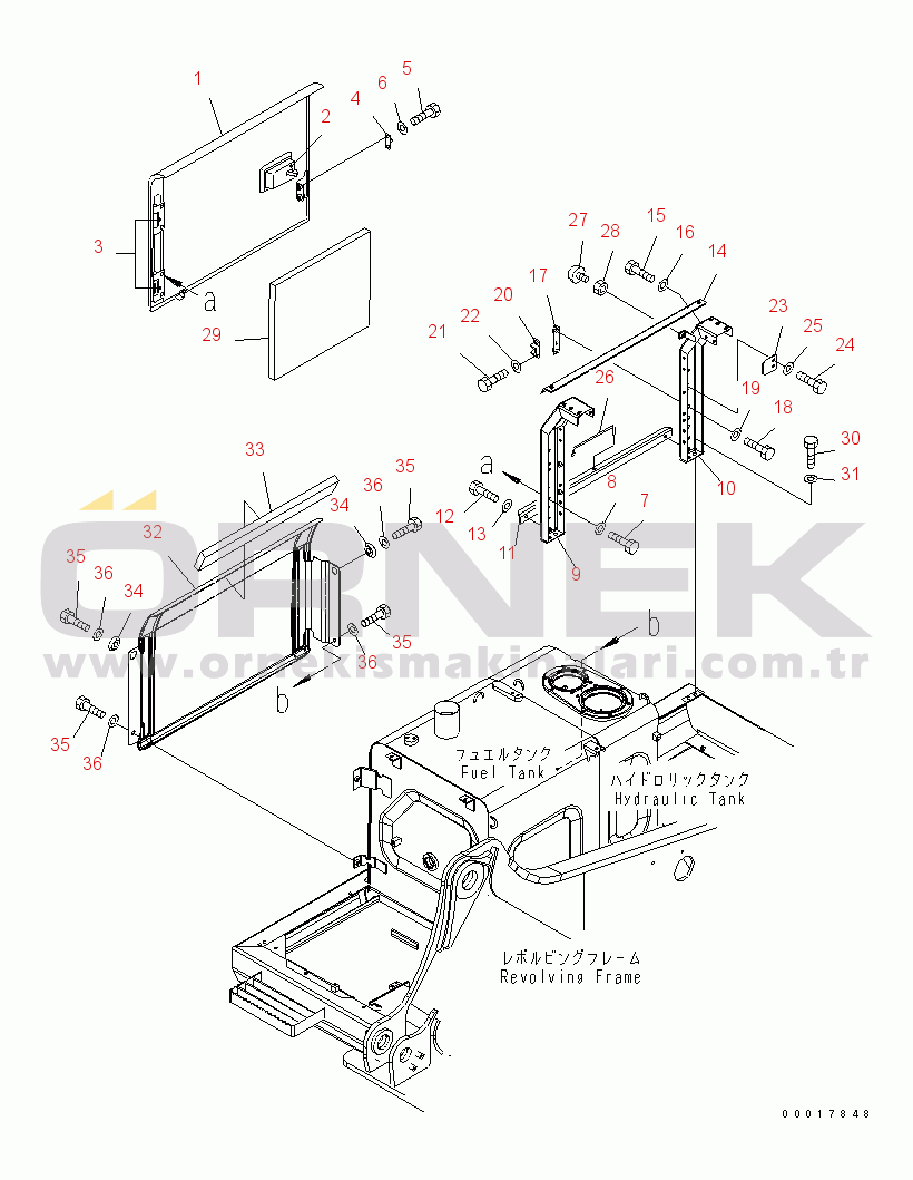 Komatsu PC210LC-7-DA S/N 40001-UP RIGHT SIDE DOOR (MACHINE CAB)(#50001-)