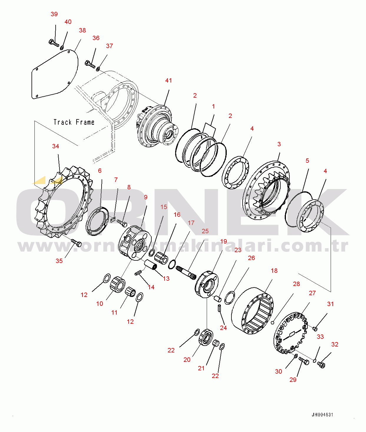 Komatsu PC210LC-8K S/N K50001-UP FINAL DRIVE (STD) (LC) (#K53707)