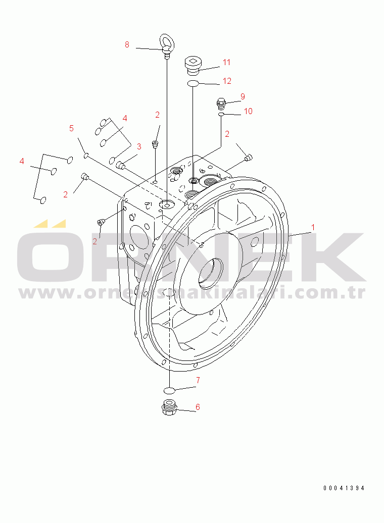 Komatsu PC210NLC-8K S/N K50001-UP MAIN PUMP (1/11)
