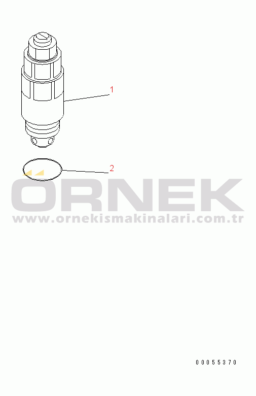 Komatsu PC220LC-7 S/N 60001-UP (15m SUPer Long Front Spec.) SAFETY VALVE(#66019-)