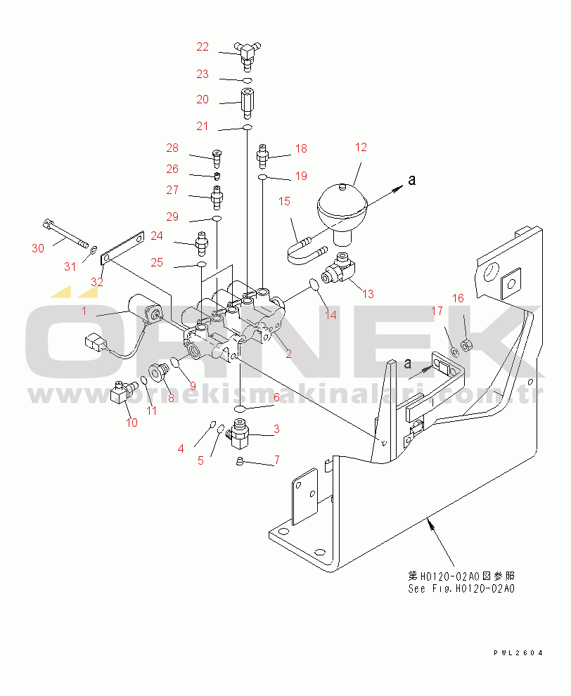 Komatsu PC228USLC-2 S/N 15001-UP (For U.S.A.) SOLENOID VALVE (VALVE)
