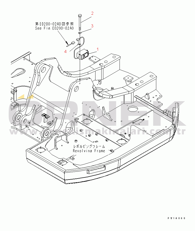 Komatsu PC228US-3U S/N 20001-29999 (For EU) TRAVEL ALARM(#20001-)