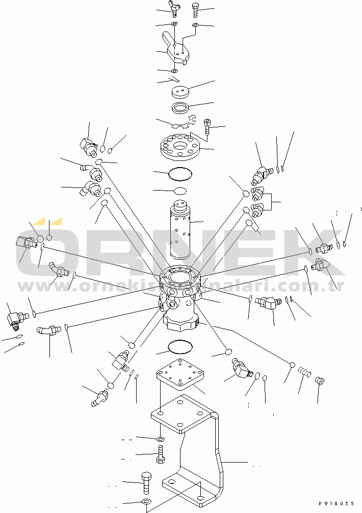 Komatsu PC228US-3-YP S/N 20001-29999 MALTI PATTERN (VALVE)(#20001-)