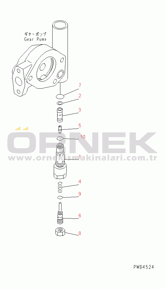 Komatsu PC228UU-1-MO S/N 10001-UP MAIN PUMP (10/11)(#10001-10021)