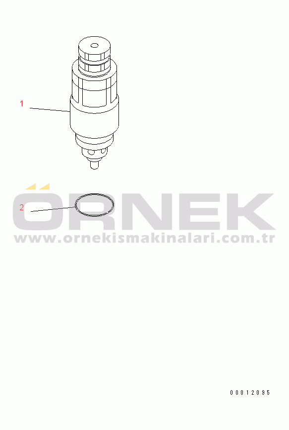 Komatsu PC230LC-7-DG S/N 11001-UP SAFETY VALVE