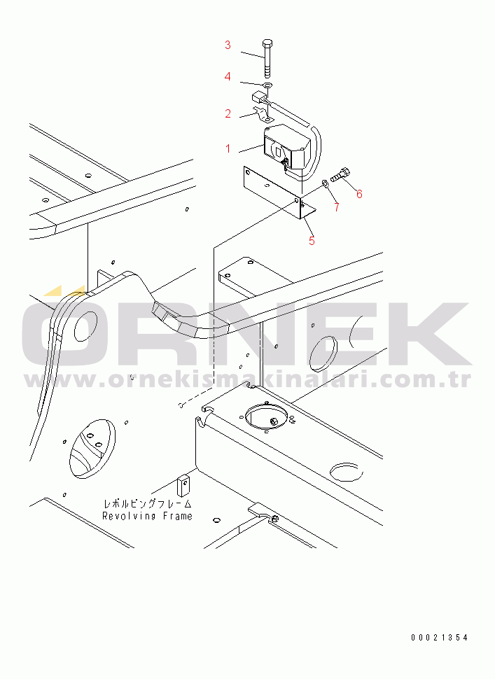 Komatsu PC270-7-AG S/N 10001-UP TRAVEL ALARM(#10501-)