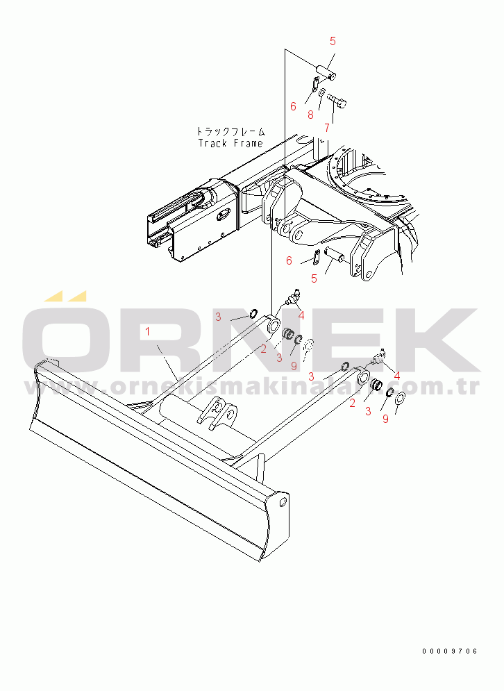 Komatsu PC27MR-2 S/N 15001-UP (Cab Spec.) BLADE