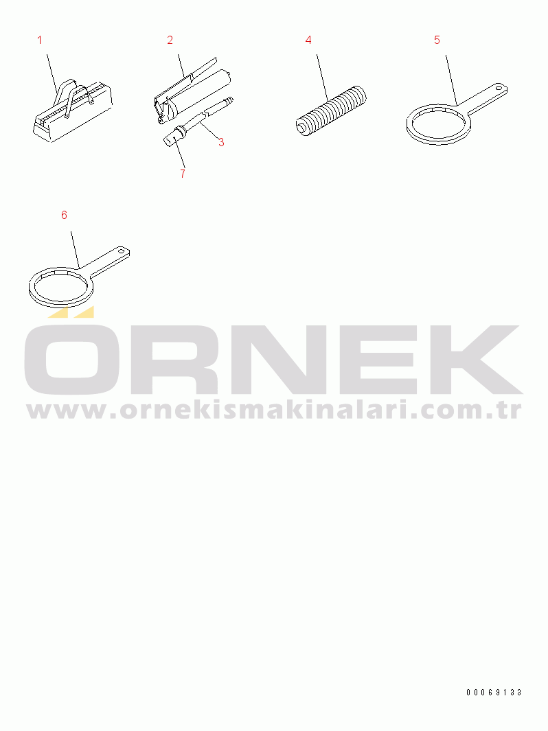 Komatsu PC27MR-3 S/N 20002-20508 (Kuzey Amerika İçin, Cab spec.) TOOL(#20002-)