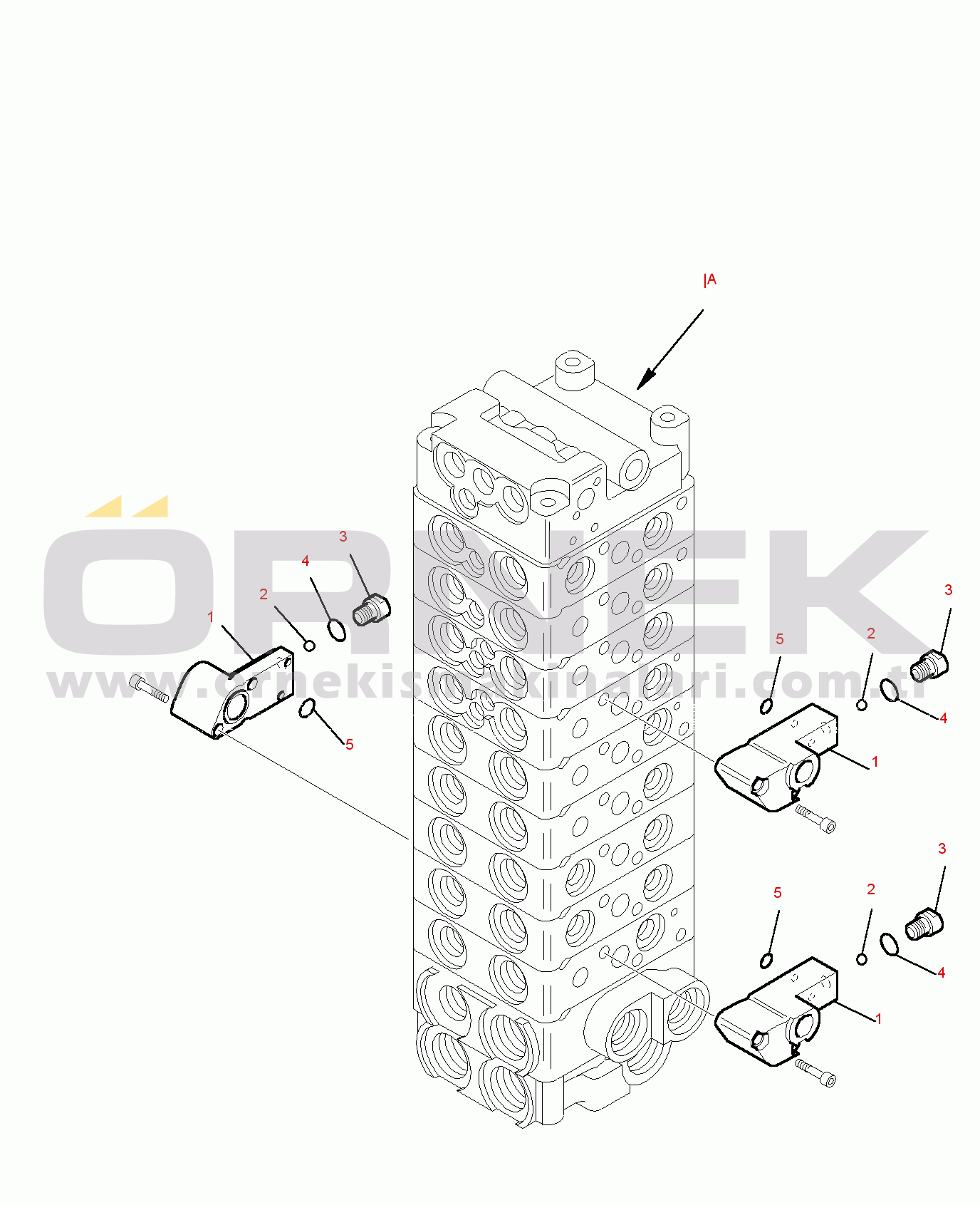 Komatsu PC27R-8 S/N F30001-UP CONTROL VALVE (4/12)