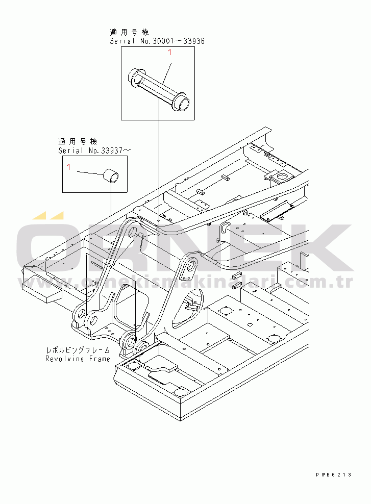 Komatsu PC300-6Z S/N 30001-UP (Custom Stan.) EXPORT TOOL