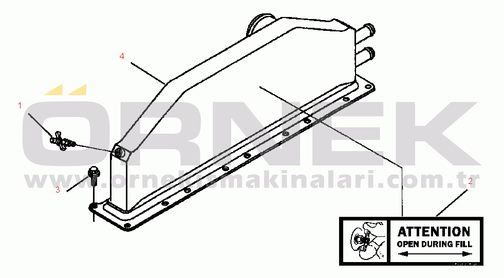 Komatsu PC300LC-6LC/HD-6LC/HD-6MH S/N A80001-A83000 FIG. A1126-A3A1 AFTERCOOLER