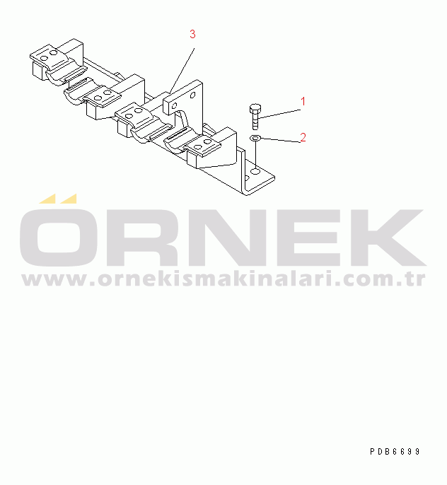 Komatsu PC350-6 S/N 10001-UP DRIFT PRIVENTIVE LESS(#10429-11999)
