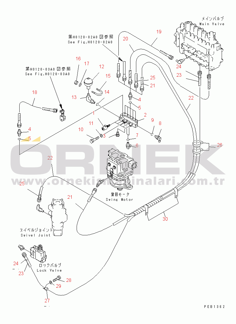 Komatsu PC350-6 S/N 10001-UP SOLENOID VALVE(#10001-11999)