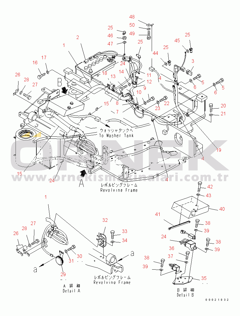 Komatsu PC35MR-2 S/N 5001-UP (Cab Stan.) WIRING (EXCEPT JAPAN)(#5001-6357)