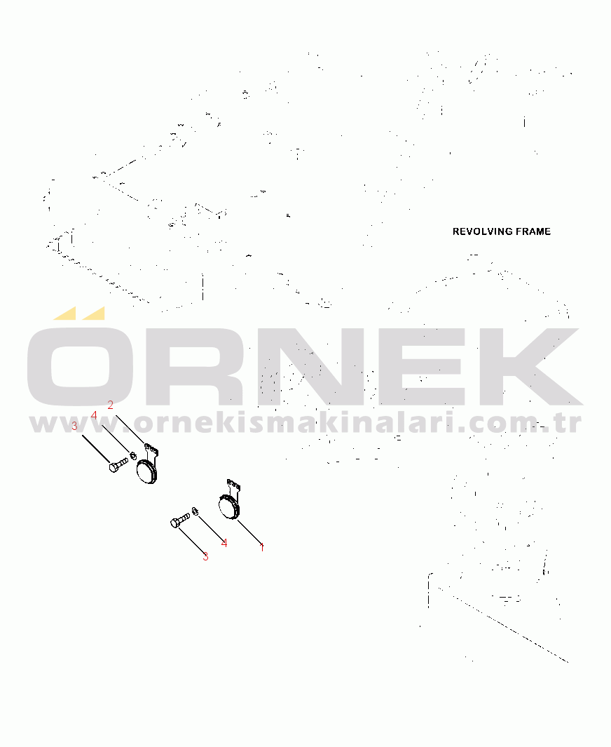 Komatsu PC390LC-10 S/N A30001-UP & K64001-UP E0410-01A0 HORN