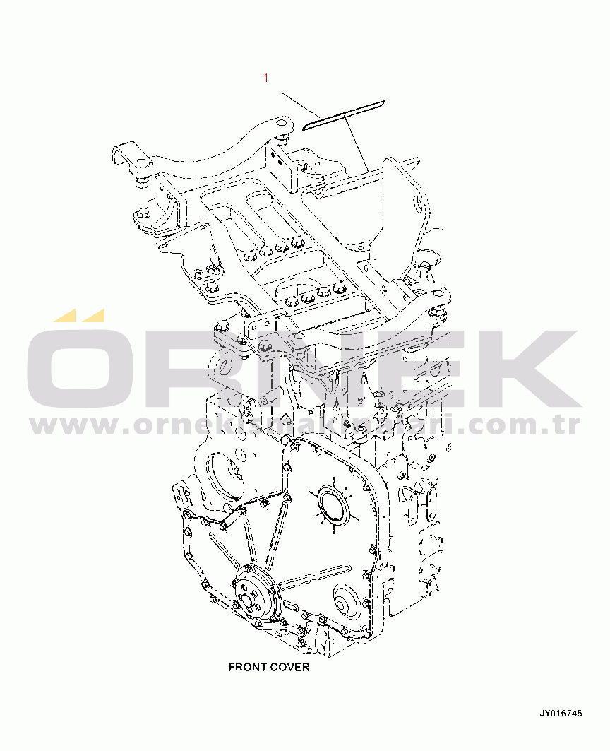 Komatsu PC390LL-10 A50601 & UP AED00-00100 DATE PLATE