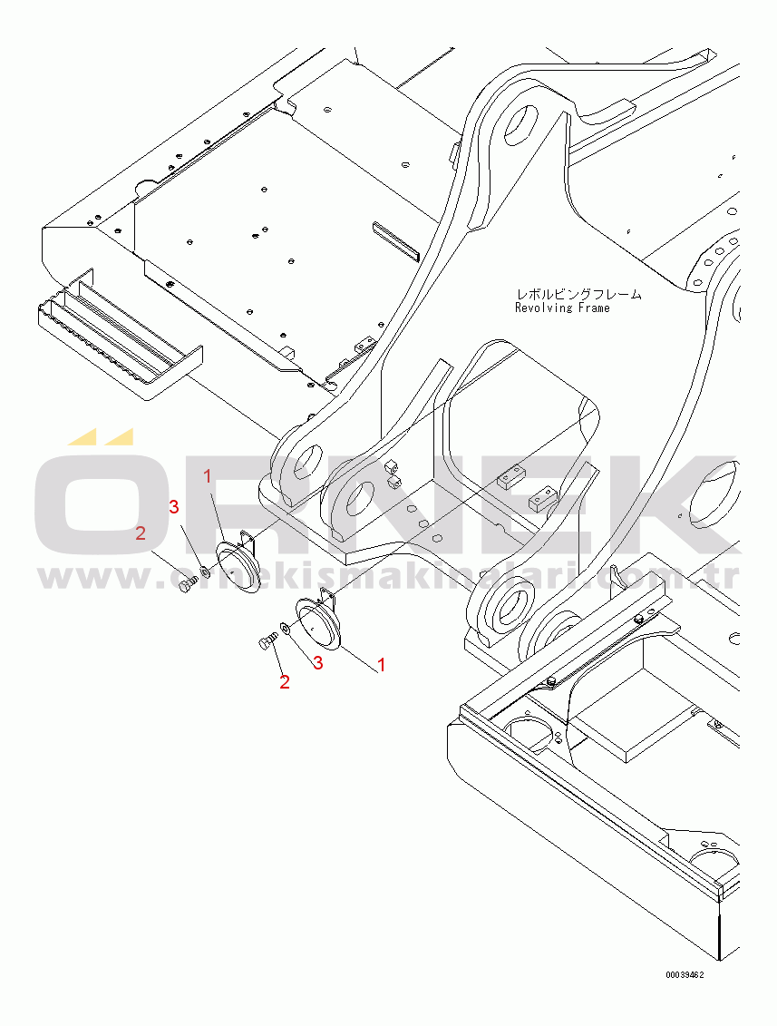 Komatsu PC400LC-7E0 S/N 60001-UP (ecot3, For EU) HORN(#60001-65364)