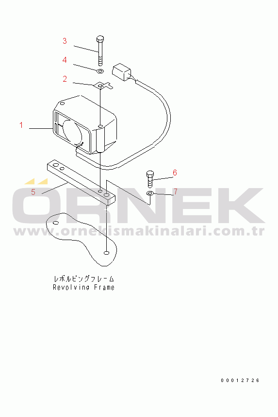 Komatsu PC400LC-7E0 S/N 60001-UP (ecot3, For EU) TRAVEL ALARM(#60001-65224)