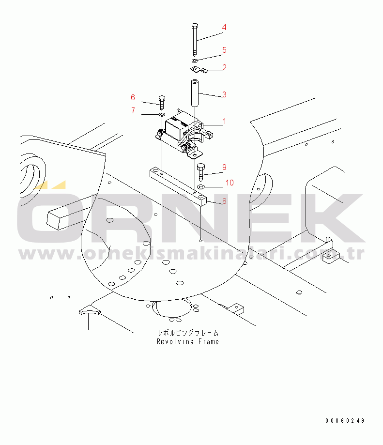 Komatsu PC400LC-7E0 S/N 60001-UP (ecot3, For EU) TRAVEL ALARM(#65225-)
