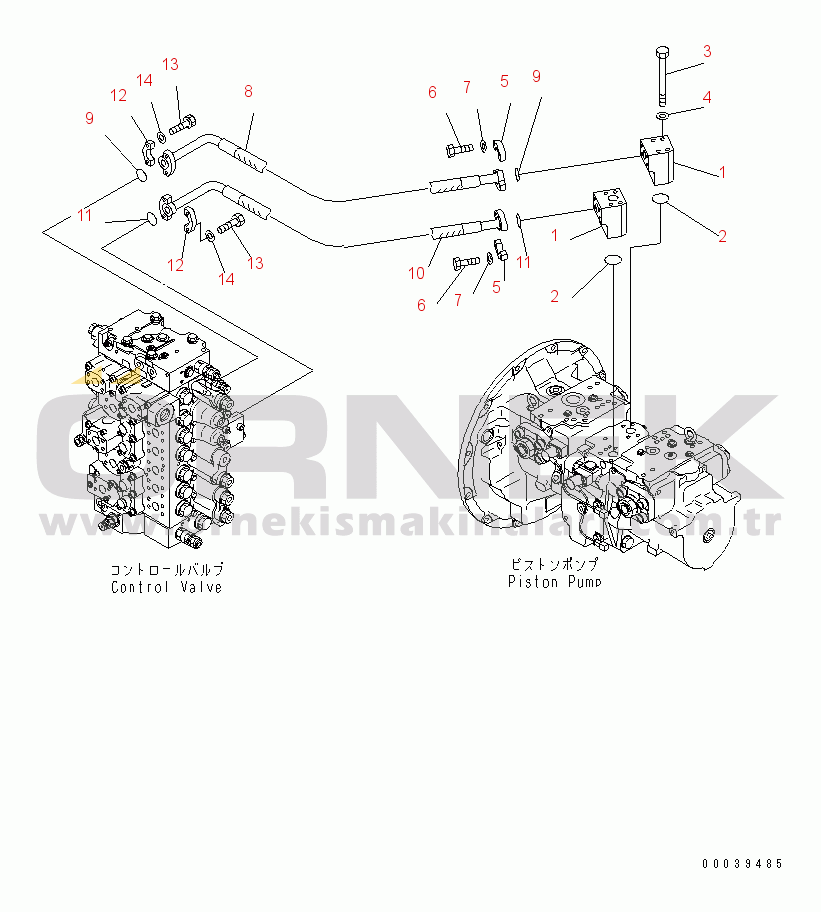 Komatsu PC400LC-7E0 S/N 60001-UP (ecot3, For EU) DELIVERY LINE