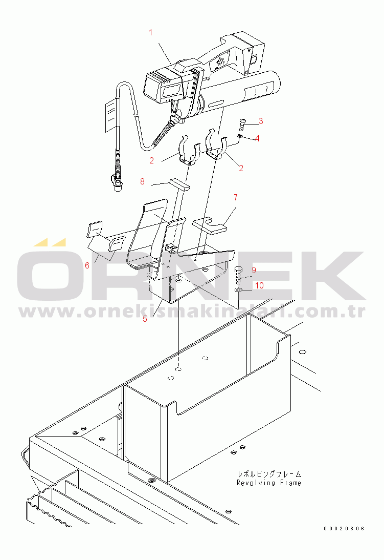 Komatsu PC400LC-7E0 S/N 60001-UP (ecot3, For EU) GREASE PUMP (ELECTRICAL TYPE)