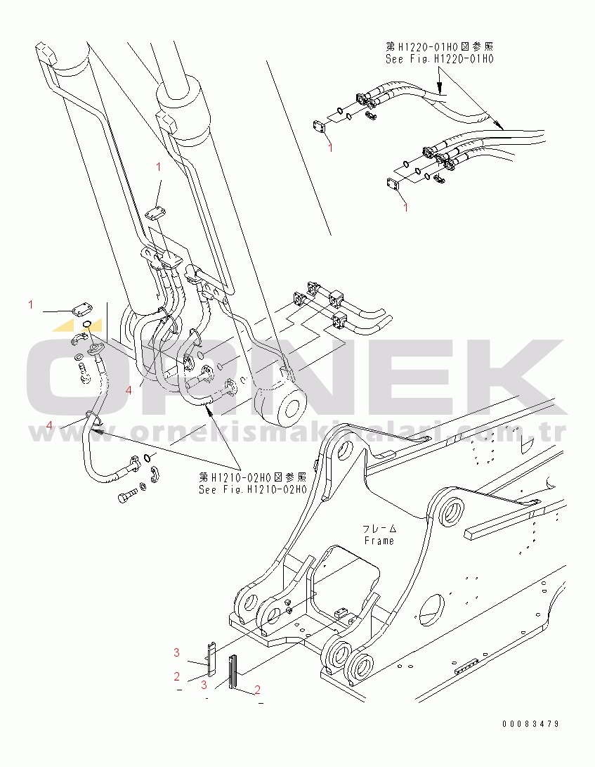 Komatsu PC400LC-7E0 S/N 60001-UP (ecot3, For EU) BLIND PARTS (BODY)(#65243-65364)