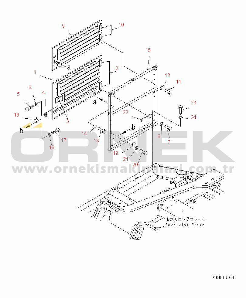 Komatsu PC400ST-6LC S/N 10001-UP RIGHT SIDE DOOR (MACHINE CAB)(#10001-10007)