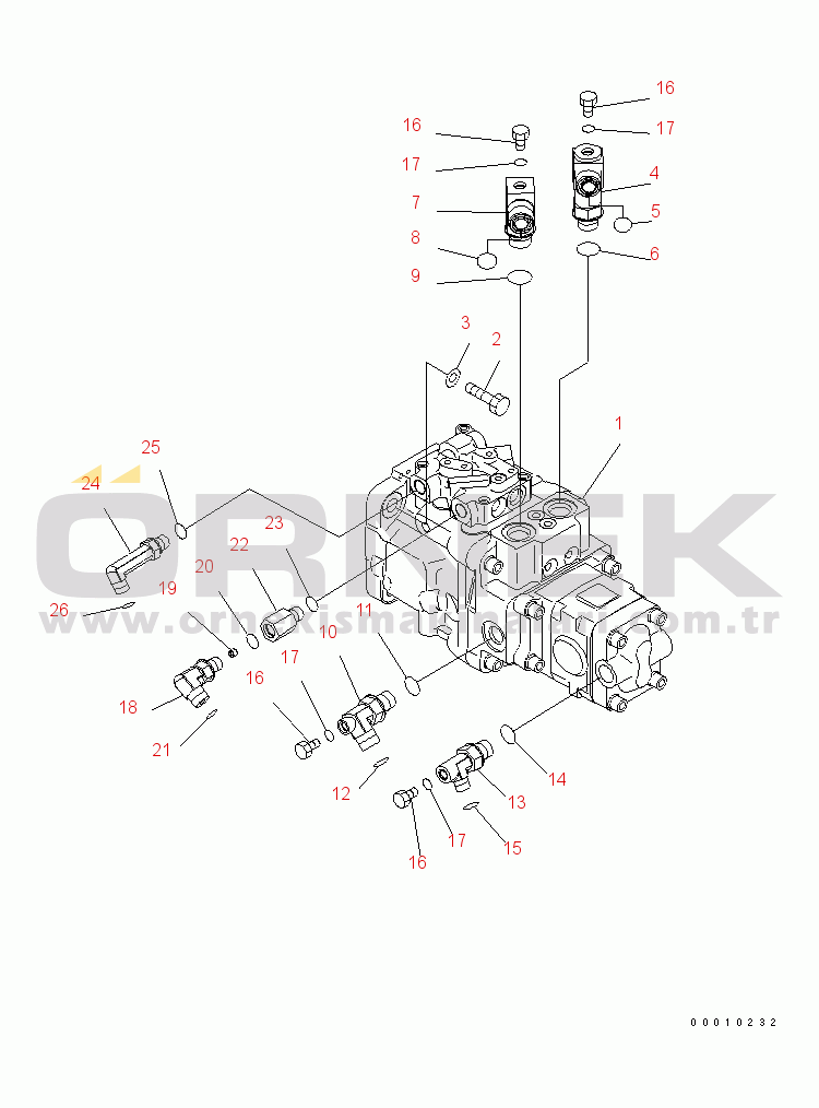 Komatsu PC40MR-2 S/N 8001-UP (Oversea Stan.) MAIN PUMP